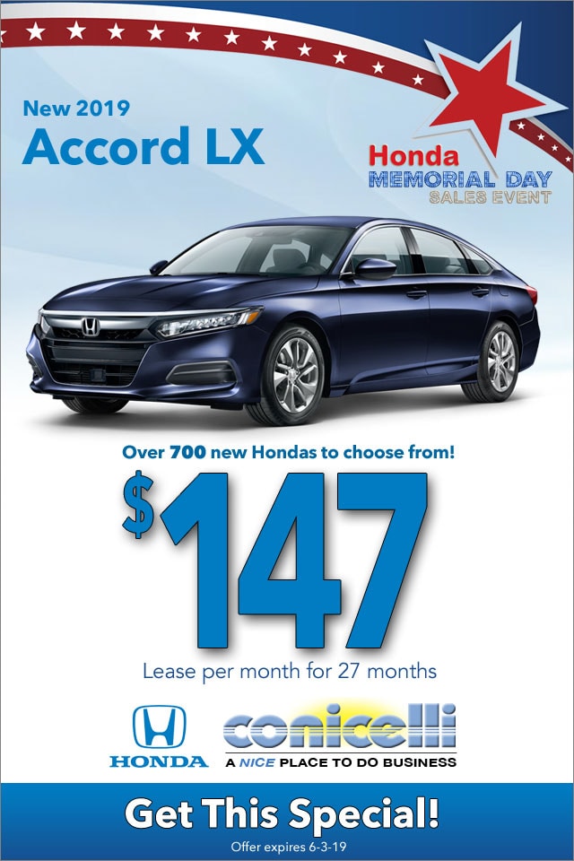 New Honda Lease And Finance Specials In Conshohocken Conicelli