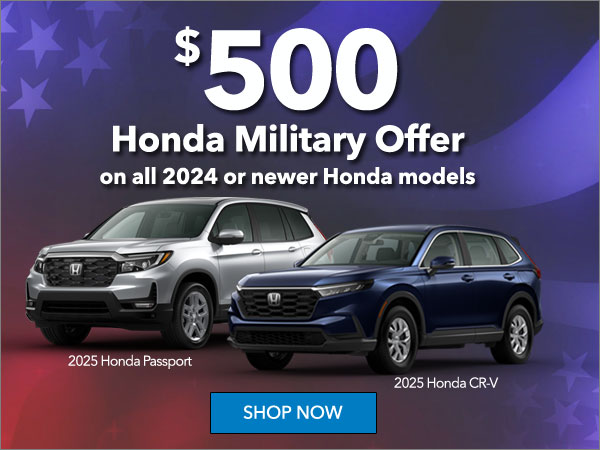Learn more about the Honda Military Offer!