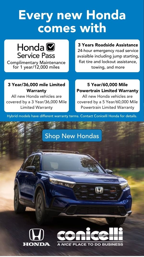 Look at what you get with every new Honda!