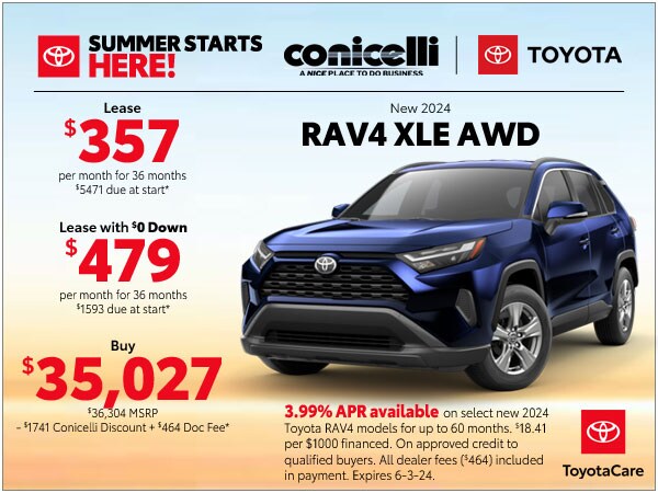 Toyota Lease Specials in Conshohocken, PA | Toyota Lease Offers