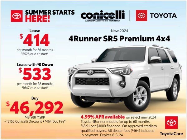 Toyota Lease Specials in Conshohocken, PA | Toyota Lease Offers