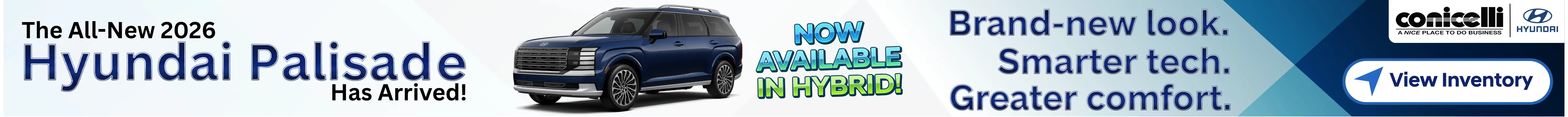 All-New 2026 Hyundai Palisade now available and in stock at Conicelli Hyundai!