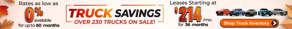 Truck Savings going on NOW on over 230 trucks in stock at Conicelli Autoplex in Conshohocken. Shop Truck Inventory Now!