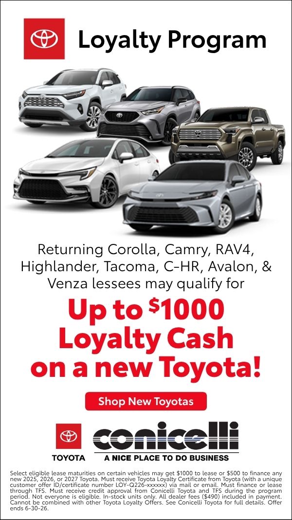 Up to $1000 Loyalty Cash available on any new Toyota! Shop New Toyotas...