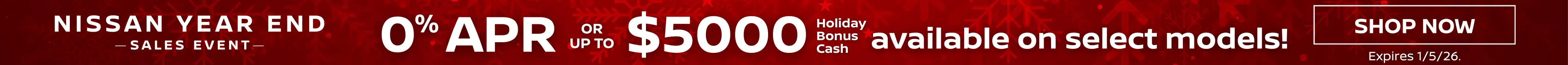 Graphic advertising the Nissan Year End Sales Event at Conicelli Nissan in Conshohocken, featuring a bold headline about the best selection and savings of the year with a call to action to shop now.