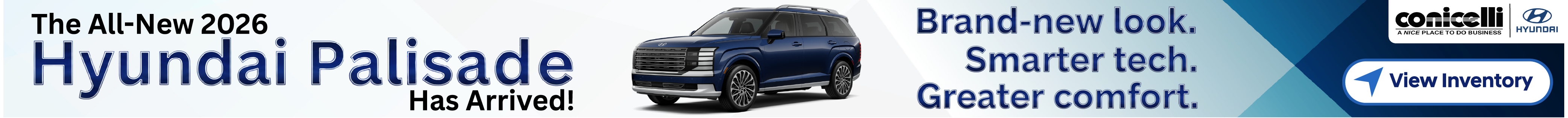All-New 2026 Hyundai Palisade now available and in stock at Conicelli Hyundai!