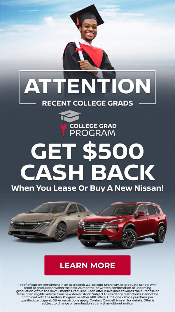 $500 College Grad Program from Nissan! Click for details...