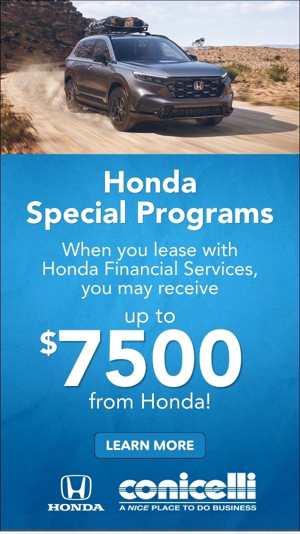Up to $7500 towards your new Honda! Learn More...