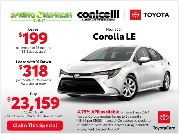 New Toyota Lease Specials in Springfield, PA | Toyota Financing