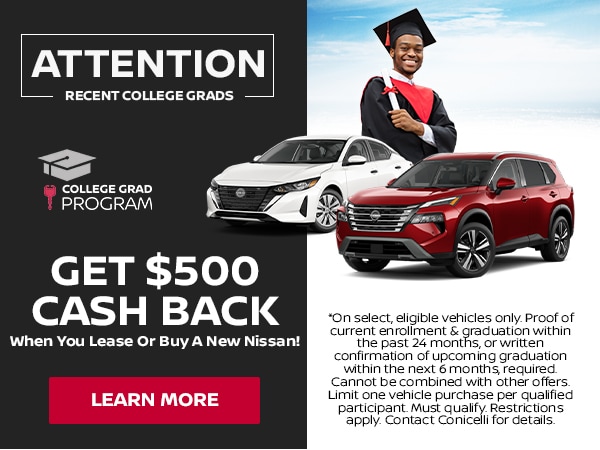 $500 College Grad Program from Nissan! Click for details...