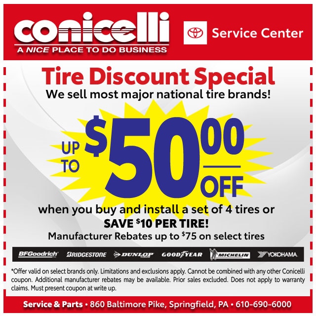 Conicelli Toyota Service Coupons | Conicelli Toyota of Springfield