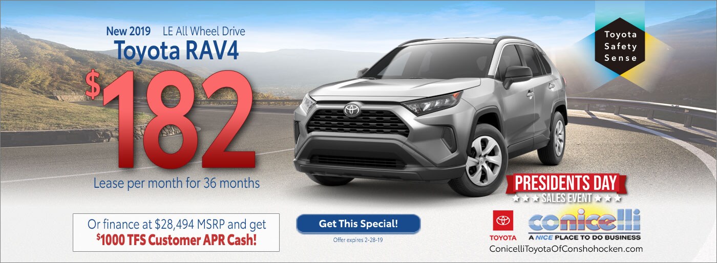 New Toyota Lease and Finance Specials in Conshohocken | Conicelli Autoplex