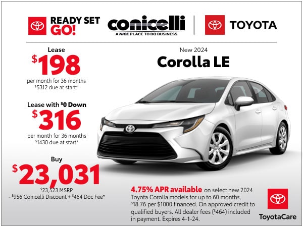 Toyota Lease Specials in Conshohocken, PA | Toyota Lease Offers