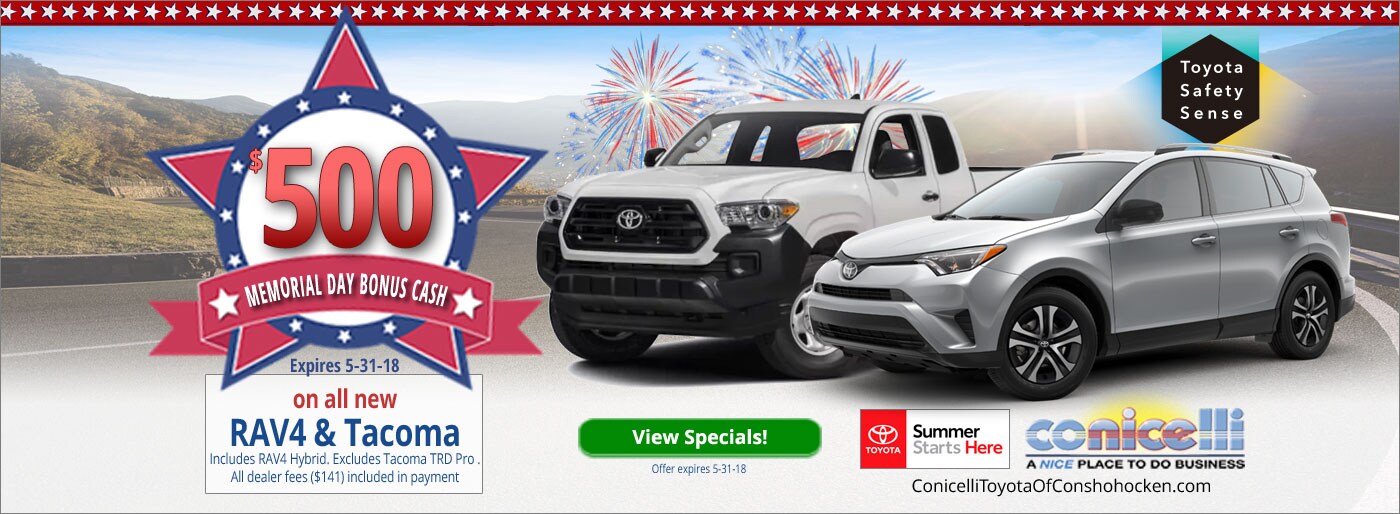 to Conicelli Toyota of Conshohocken Serving Philadelphia PA