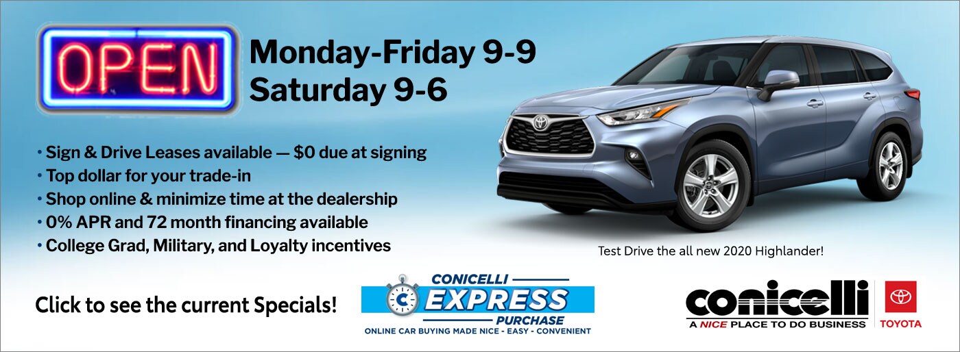 Conicelli Toyota of Conshohocken Conshohocken, PA Toyota Dealer