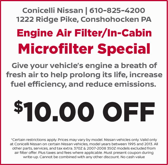 Save on Genuine Nissan Service with these moneysaving coupons!