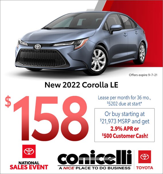 Toyota Lease Specials In Conshohocken Pa Toyota Lease Offers