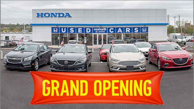 The all-new Conicelli Honda Pre-owned showroom at 1010 Ridge Pike in Conshohocken.