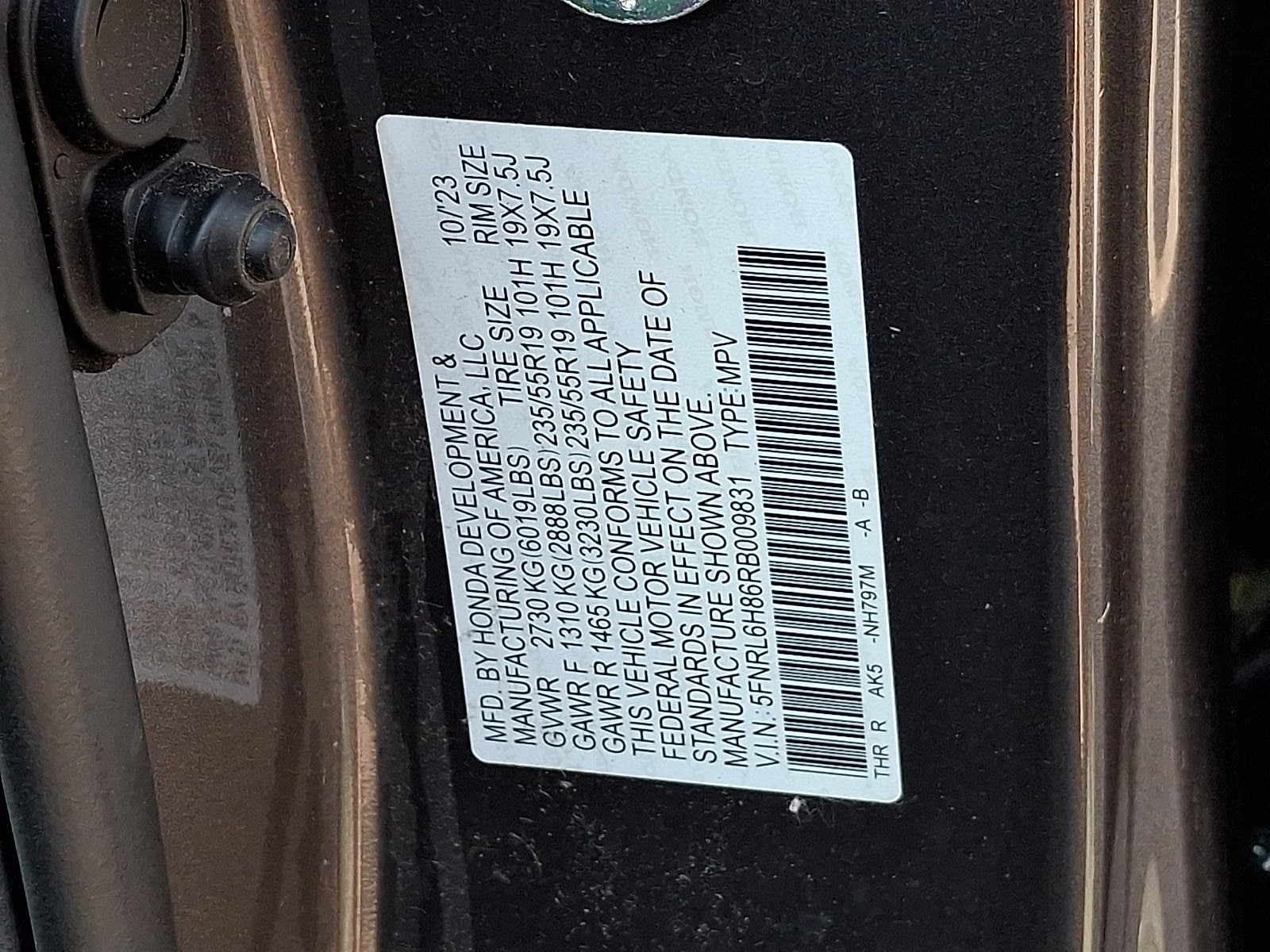 2024 Honda Odyssey Touring - Photo 28