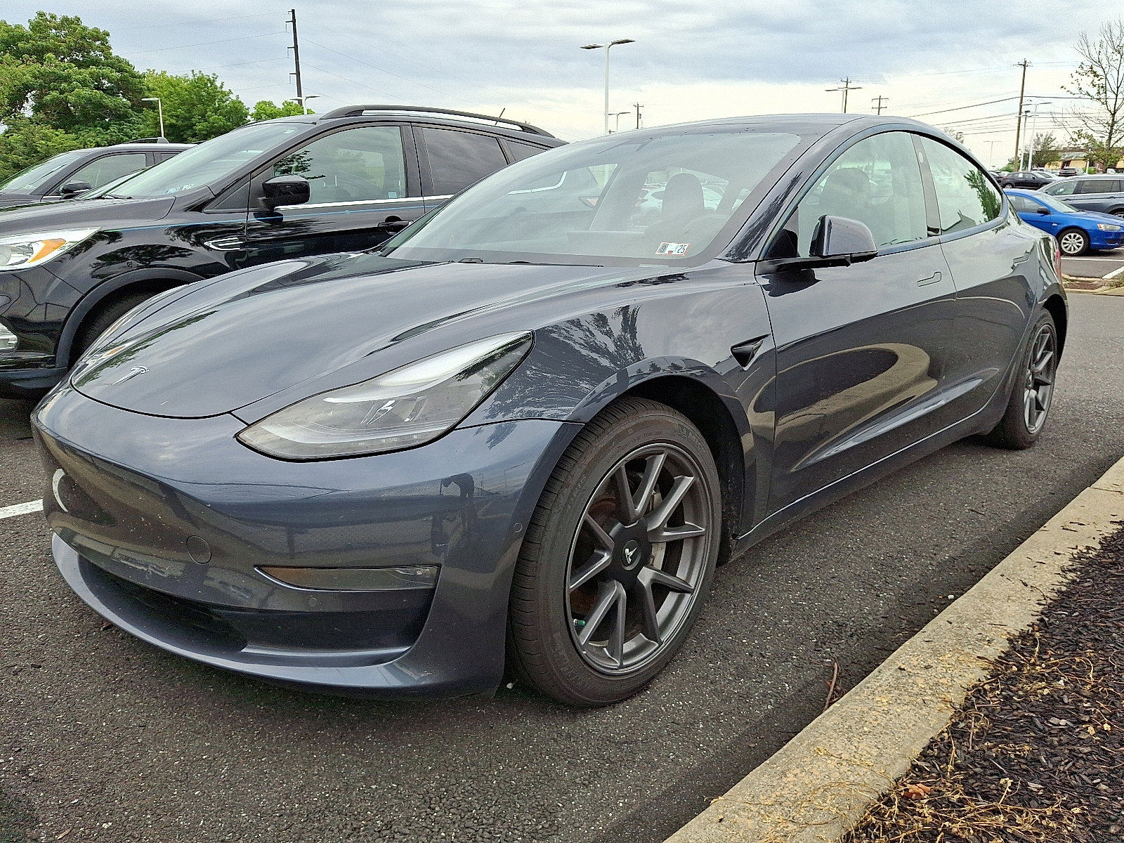 Used 2021 Tesla Model 3 Base with VIN 5YJ3E1EB4MF979673 for sale in Conshohocken, PA