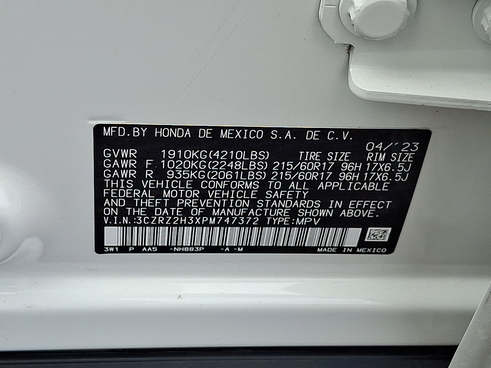 2023 Honda HR-V LX - Photo 26