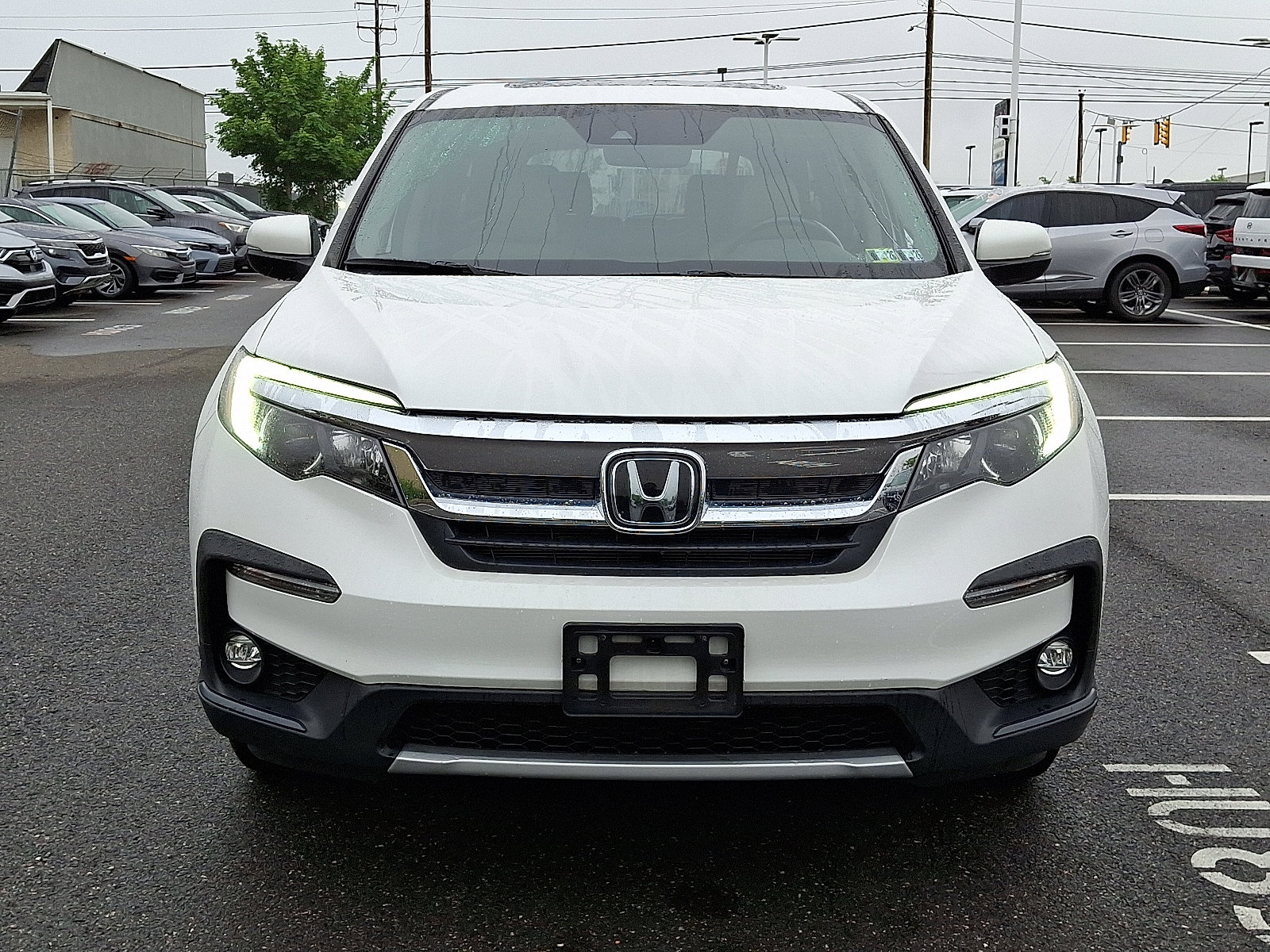 Certified 2022 Honda Pilot EX-L with VIN 5FNYF6H58NB088695 for sale in Conshohocken, PA