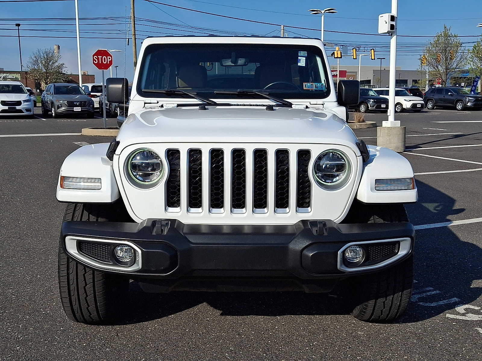 Used 2021 Jeep Wrangler Unlimited Sahara 4XE with VIN 1C4JJXP64MW839463 for sale in Conshohocken, PA
