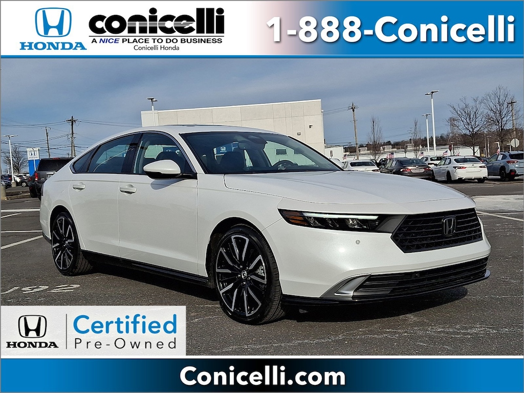 Certified 2025 Honda Accord Hybrid Touring Sedan