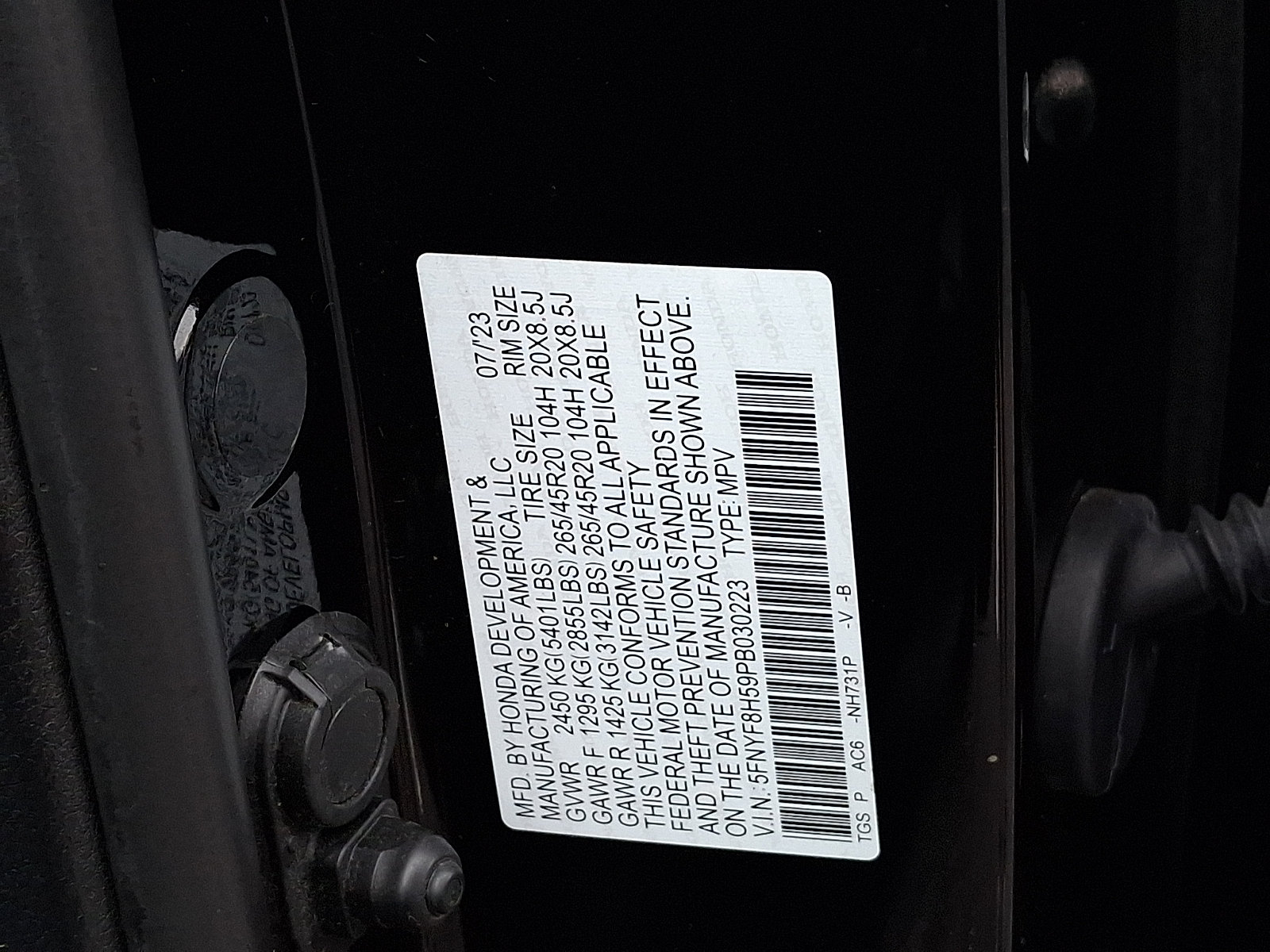 2023 Honda Passport EX-L - Photo 27