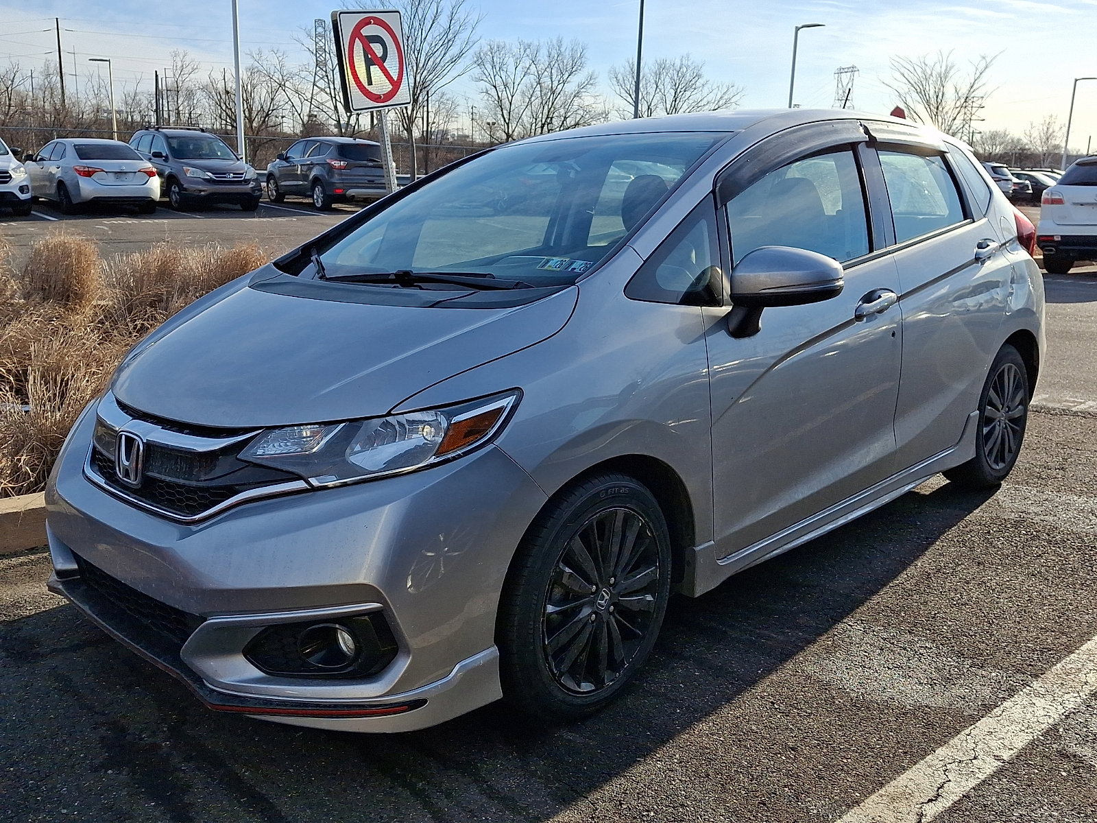 Used 2018 Honda Fit Sport with VIN 3HGGK5H6XJM727550 for sale in Conshohocken, PA