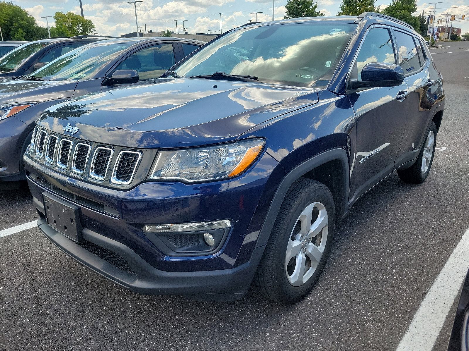 Used 2021 Jeep Compass Latitude with VIN 3C4NJDBB8MT514132 for sale in Conshohocken, PA