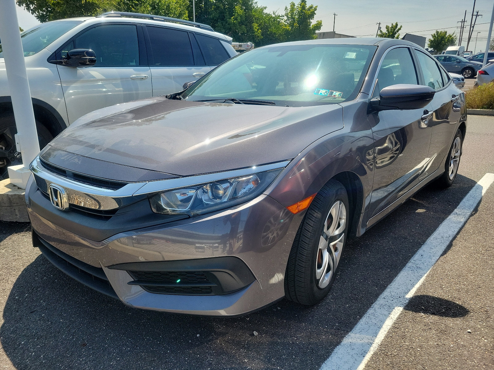 Used 2018 Honda Civic LX with VIN 2HGFC2F55JH599296 for sale in Conshohocken, PA