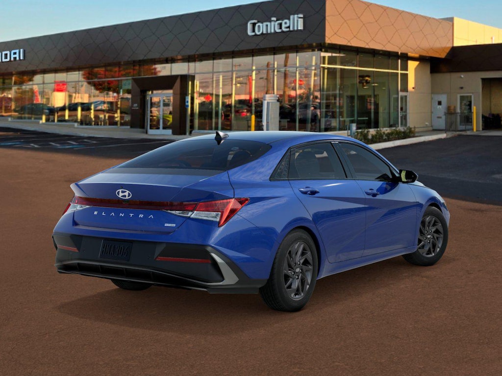 New 2026 Hyundai Elantra HEV Blue Sedan