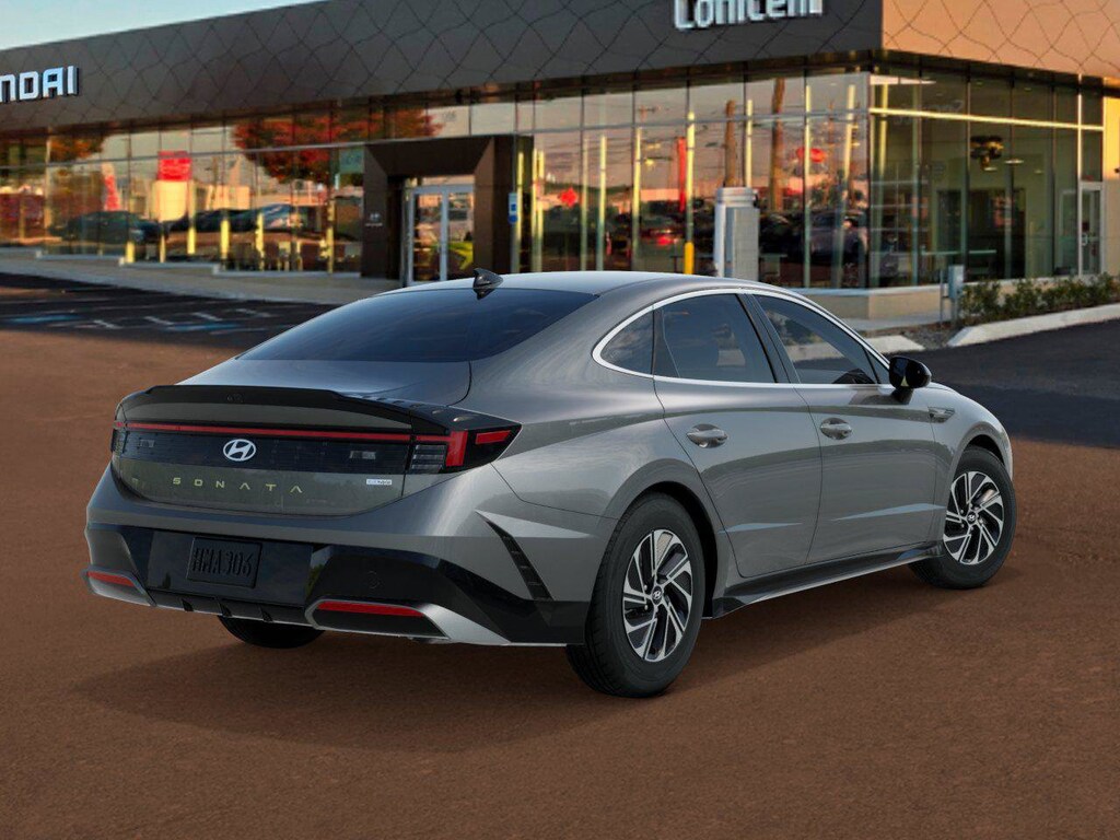 New 2026 Hyundai Sonata Hybrid Blue Sedan