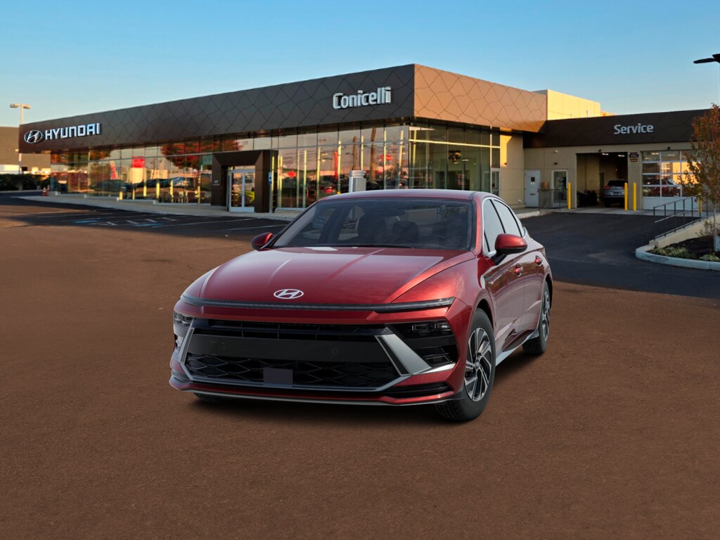 New 2026 Hyundai Sonata Hybrid Blue Sedan