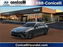 2026 Hyundai Elantra Hybrid Blue Sedan