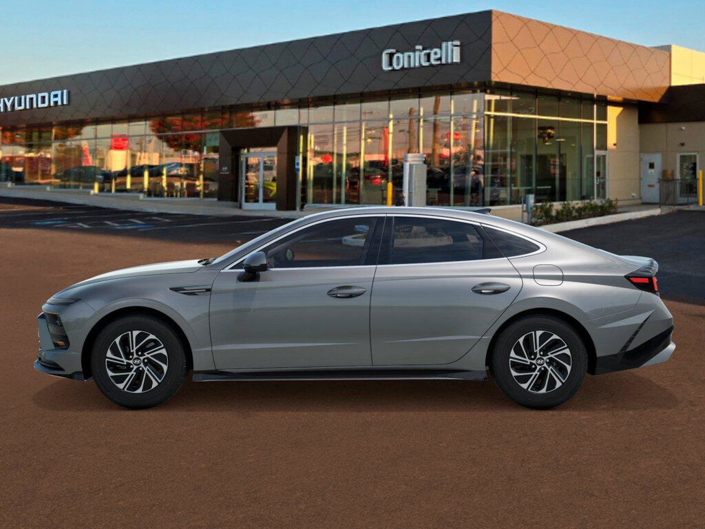 New 2026 Hyundai Sonata Hybrid Blue Sedan