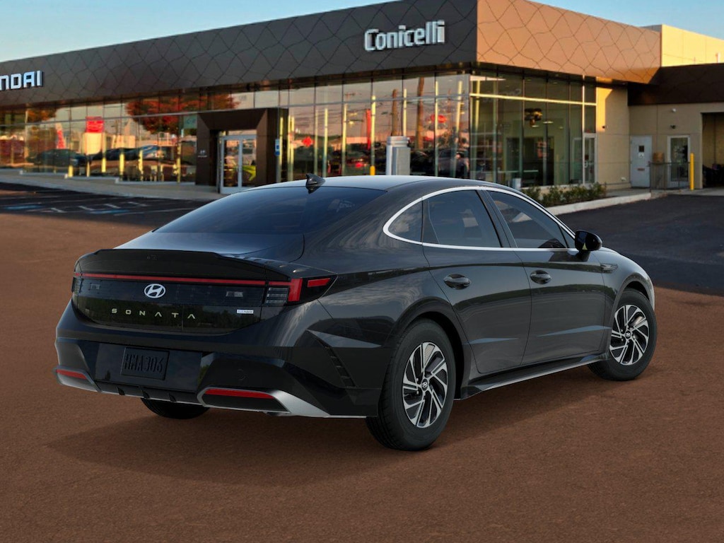 New 2026 Hyundai Sonata Hybrid Blue Sedan