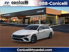 2026 Hyundai Elantra Hybrid Blue Sedan