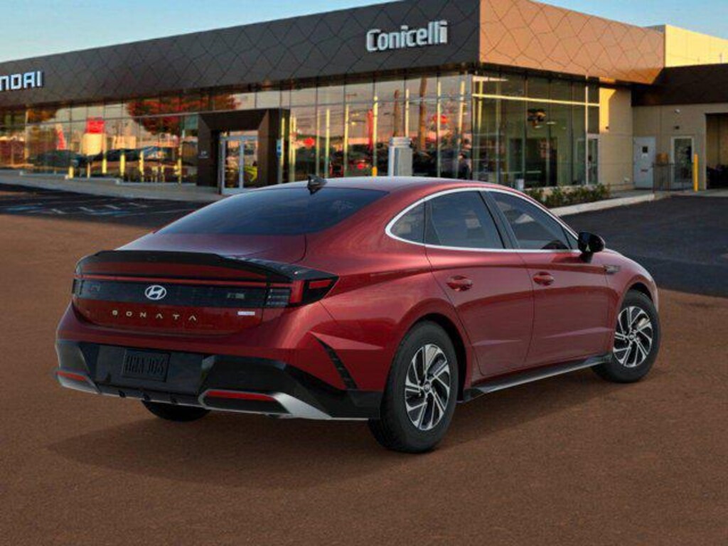 New 2026 Hyundai Sonata Hybrid Blue Sedan