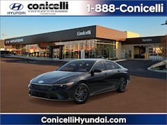 2026 Hyundai Elantra Hybrid Blue Sedan