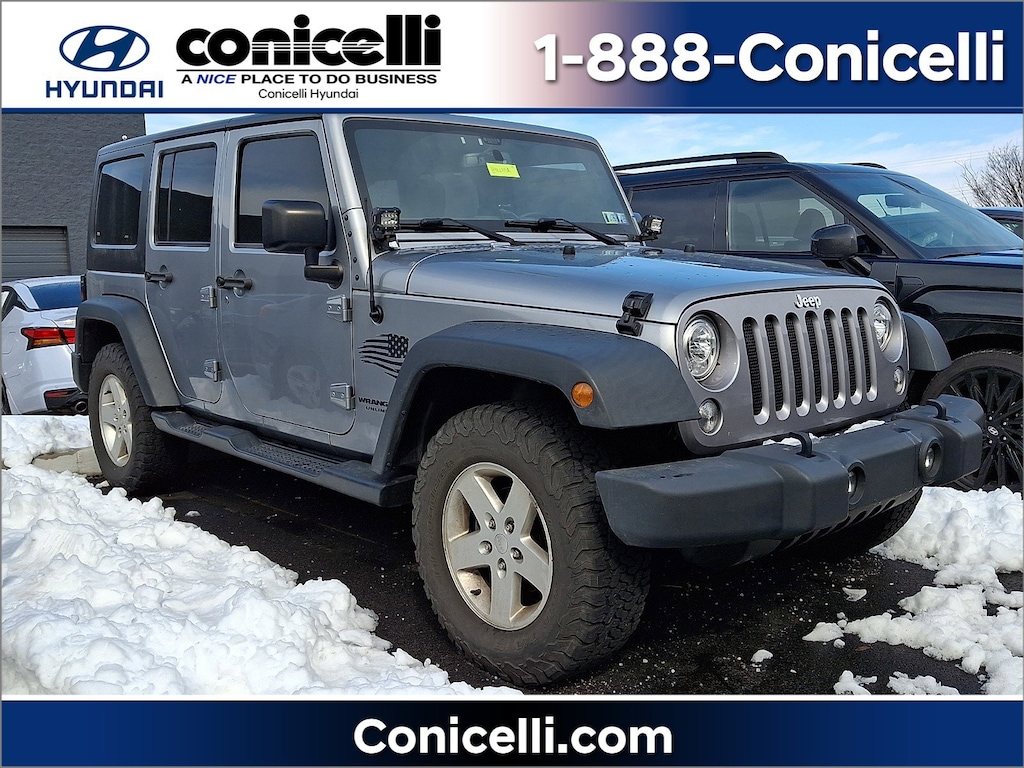 Used 2017 Jeep Wrangler JK Unlimited Sport 4x4 SUV