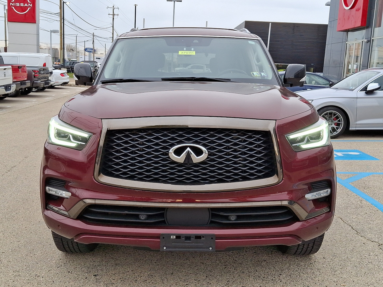 Used 2021 INFINITI QX80 PREMIUM SELECT 4WD with VIN JN8AZ2AE2M9273852 for sale in Conshohocken, PA