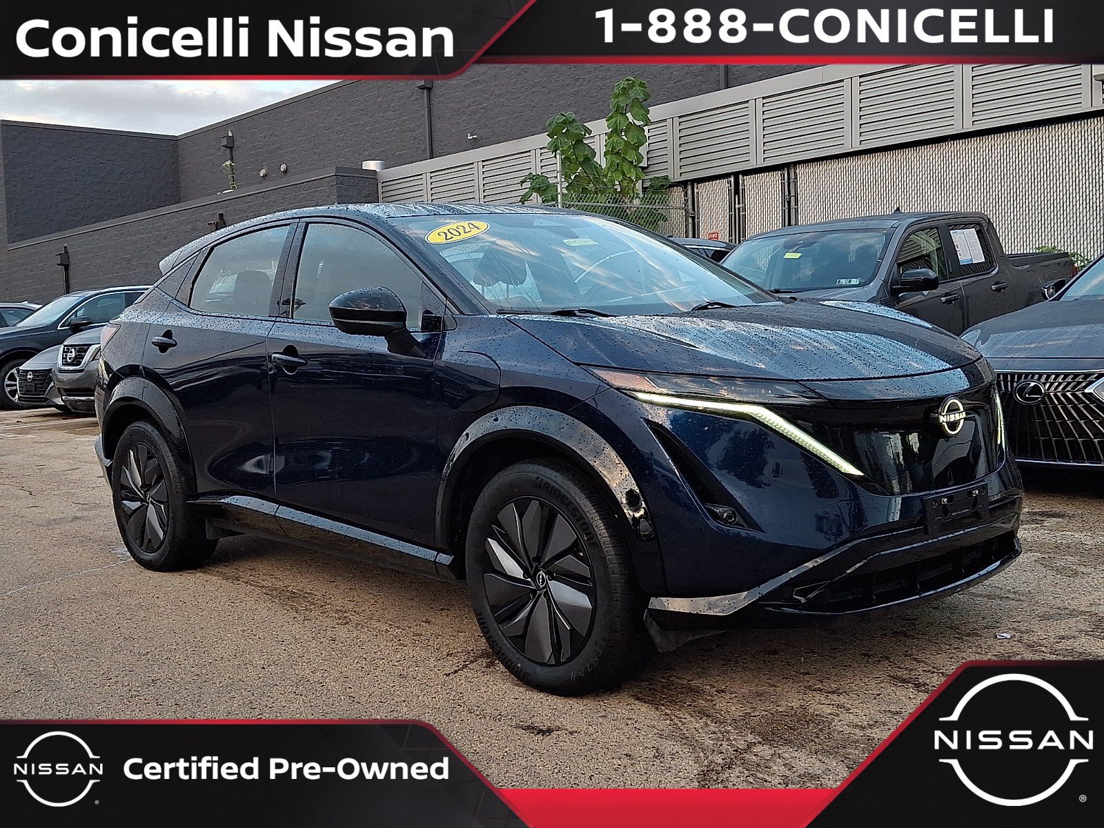 Certified 2024 Nissan ARIYA Engage with VIN JN1CF0BB0RM742823 for sale in Conshohocken, PA
