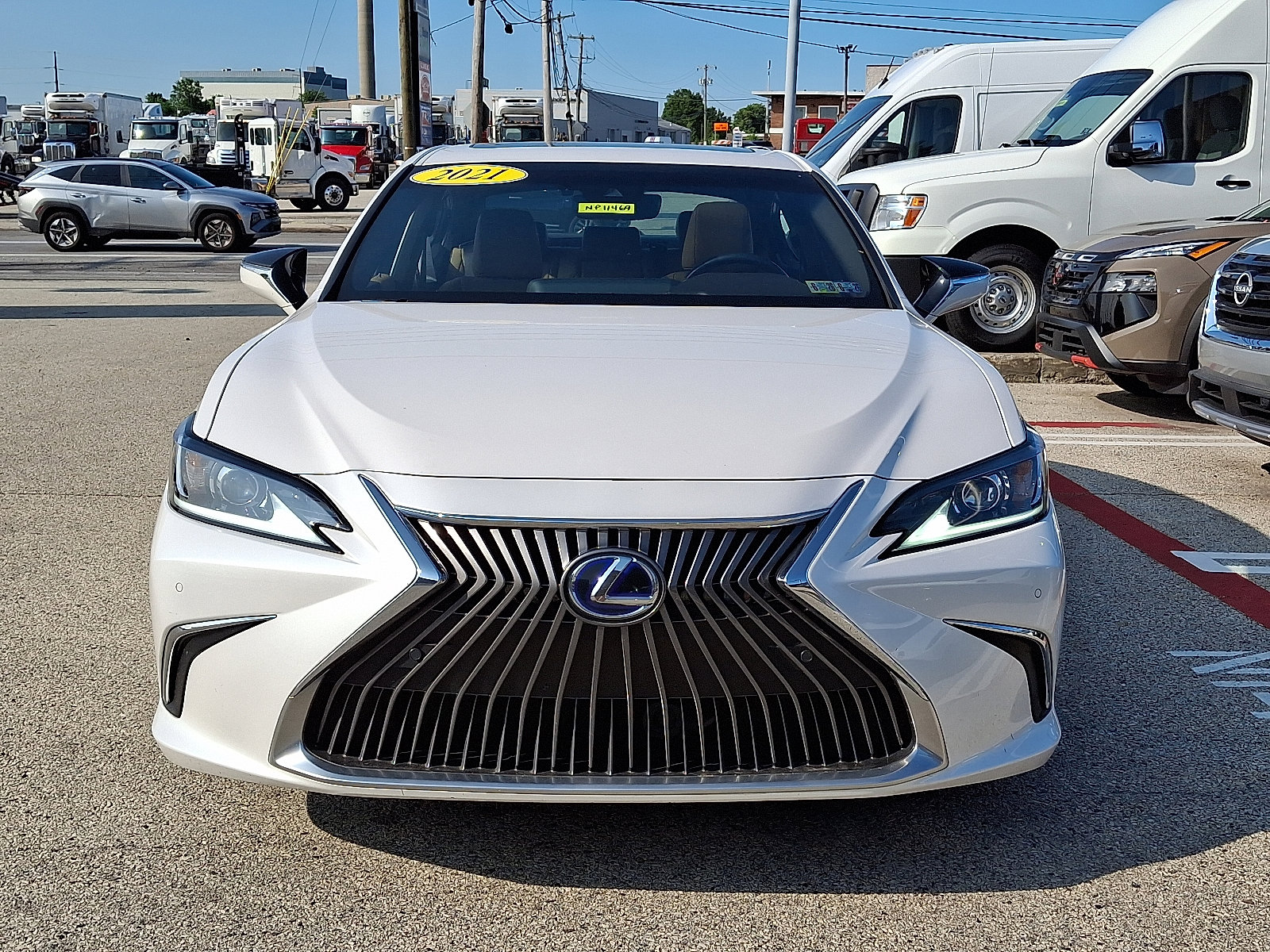 Used 2021 Lexus ES Hybrid 300h Luxury with VIN 58AEA1C19MU004614 for sale in Conshohocken, PA