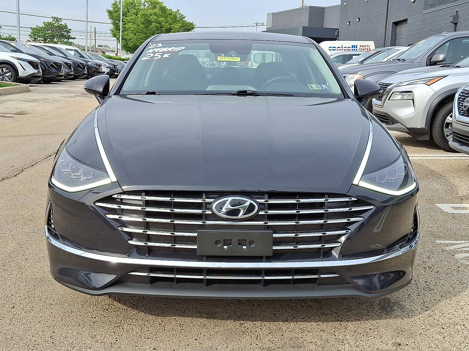 Used 2023 Hyundai Sonata Hybrid Blue with VIN KMHL24JJ3PA073823 for sale in Conshohocken, PA
