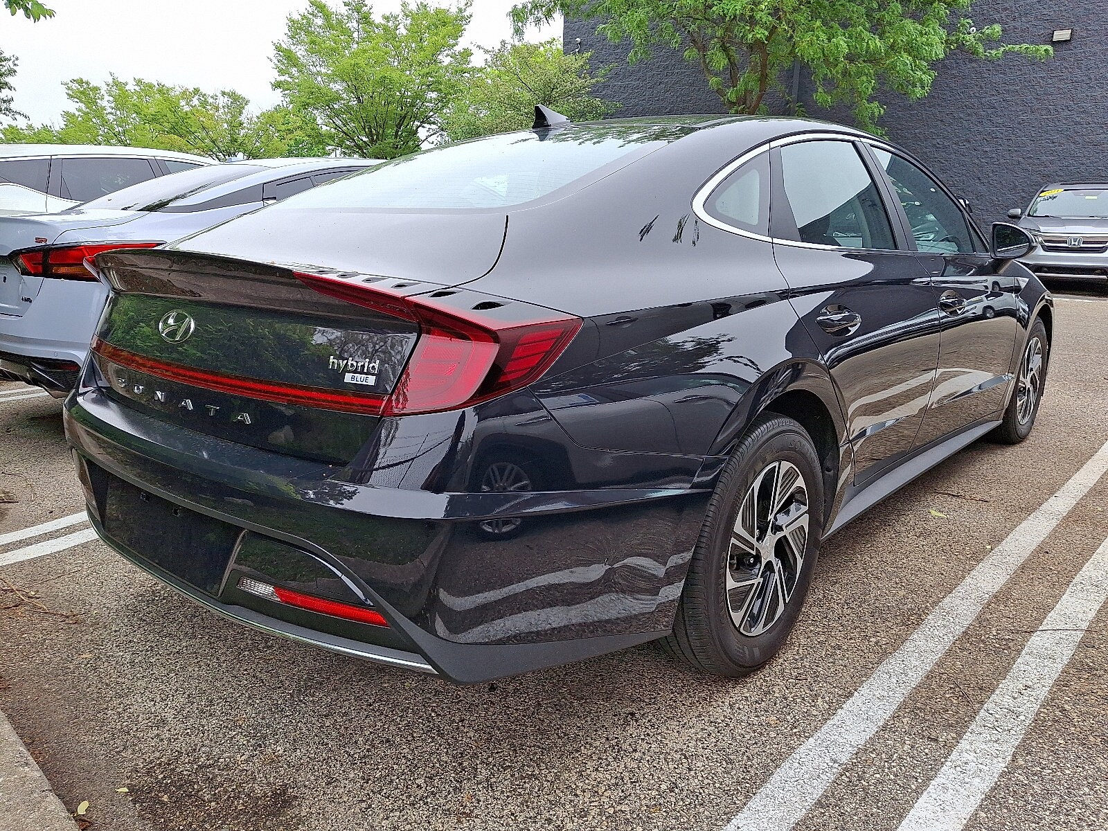 2023 Hyundai Sonata Hybrid Blue photo 4