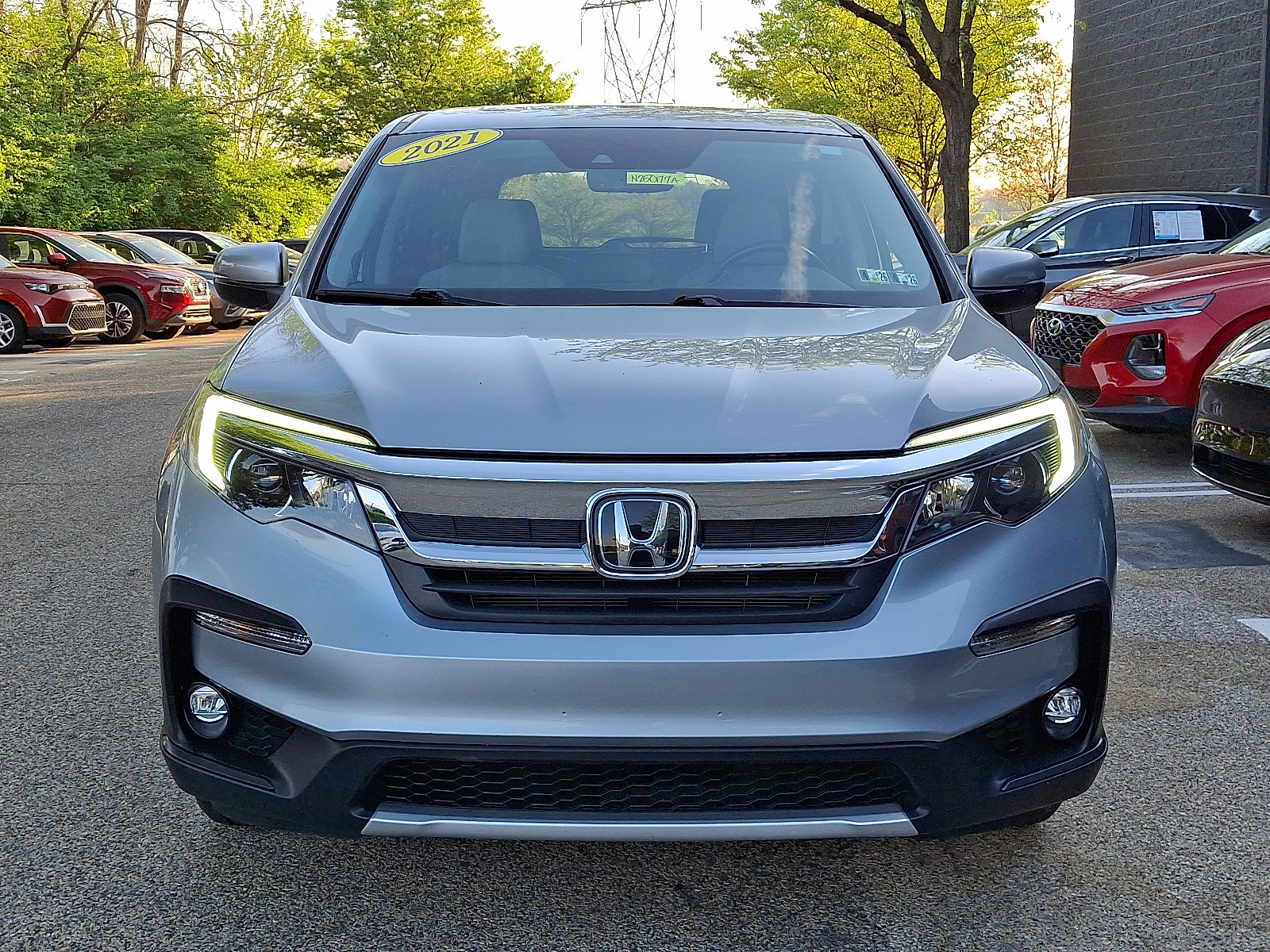 Used 2021 Honda Pilot EX-L with VIN 5FNYF6H51MB047548 for sale in Conshohocken, PA