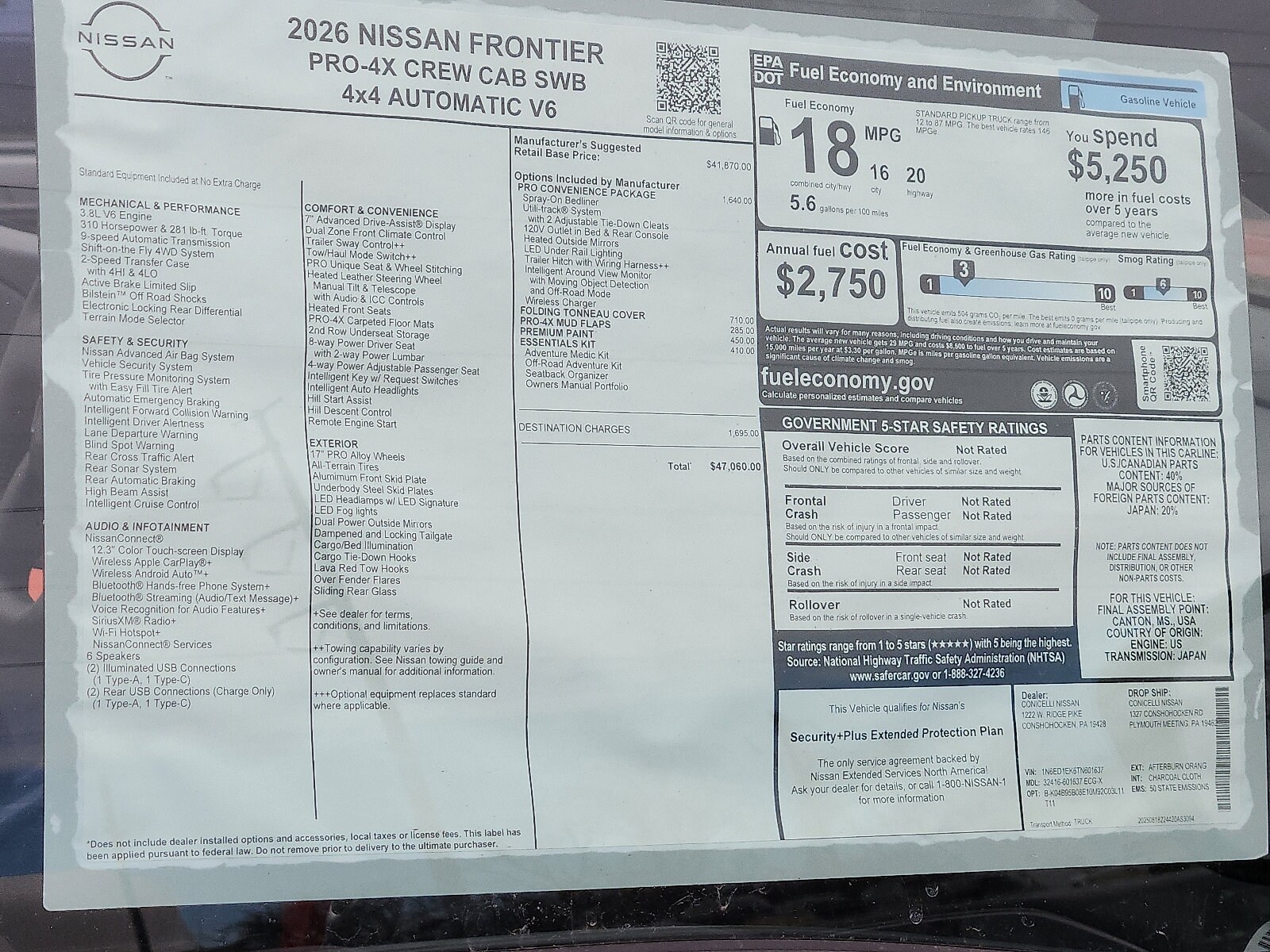 2026 Nissan Frontier PRO-4X - Photo 11