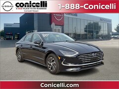 2023 Hyundai Sonata Hybrid Blue Sedan